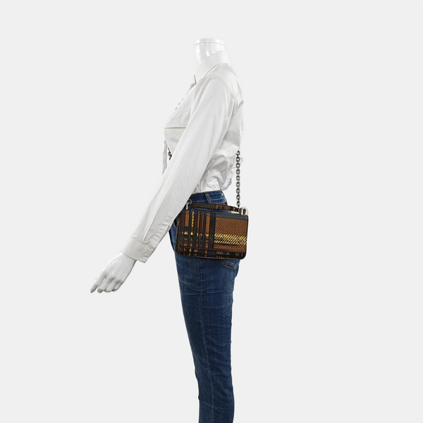 Leather Crossbody Bag Multicolor