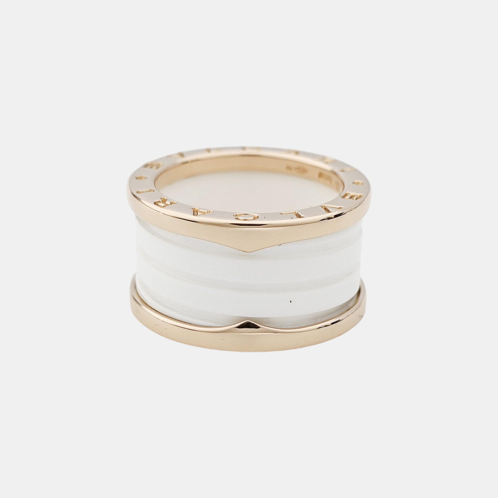 B.ZERO1 18k Rose Gold Ring EU 52