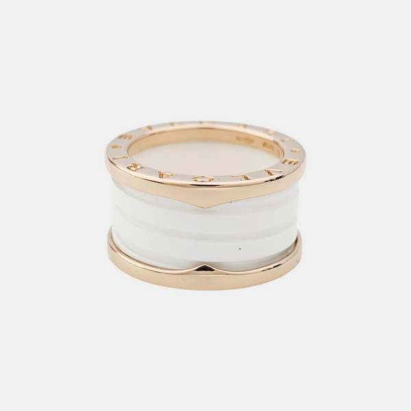 B.ZERO1 18k Rose Gold Ring EU 52