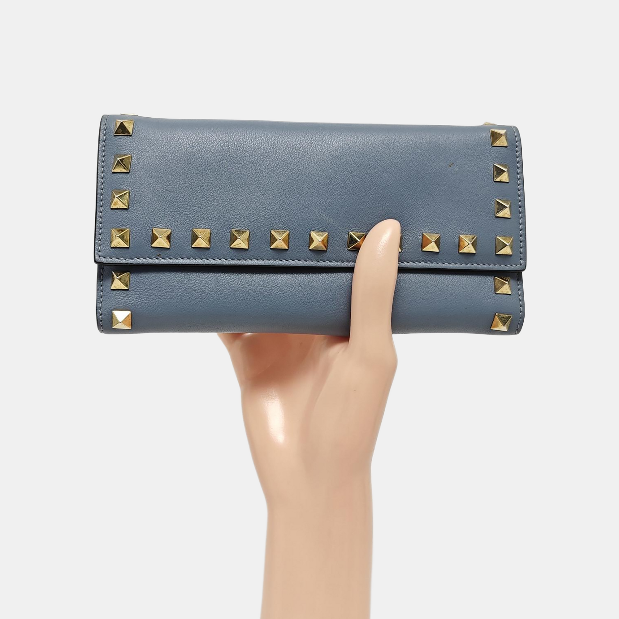 Calfskin Clutch Blue