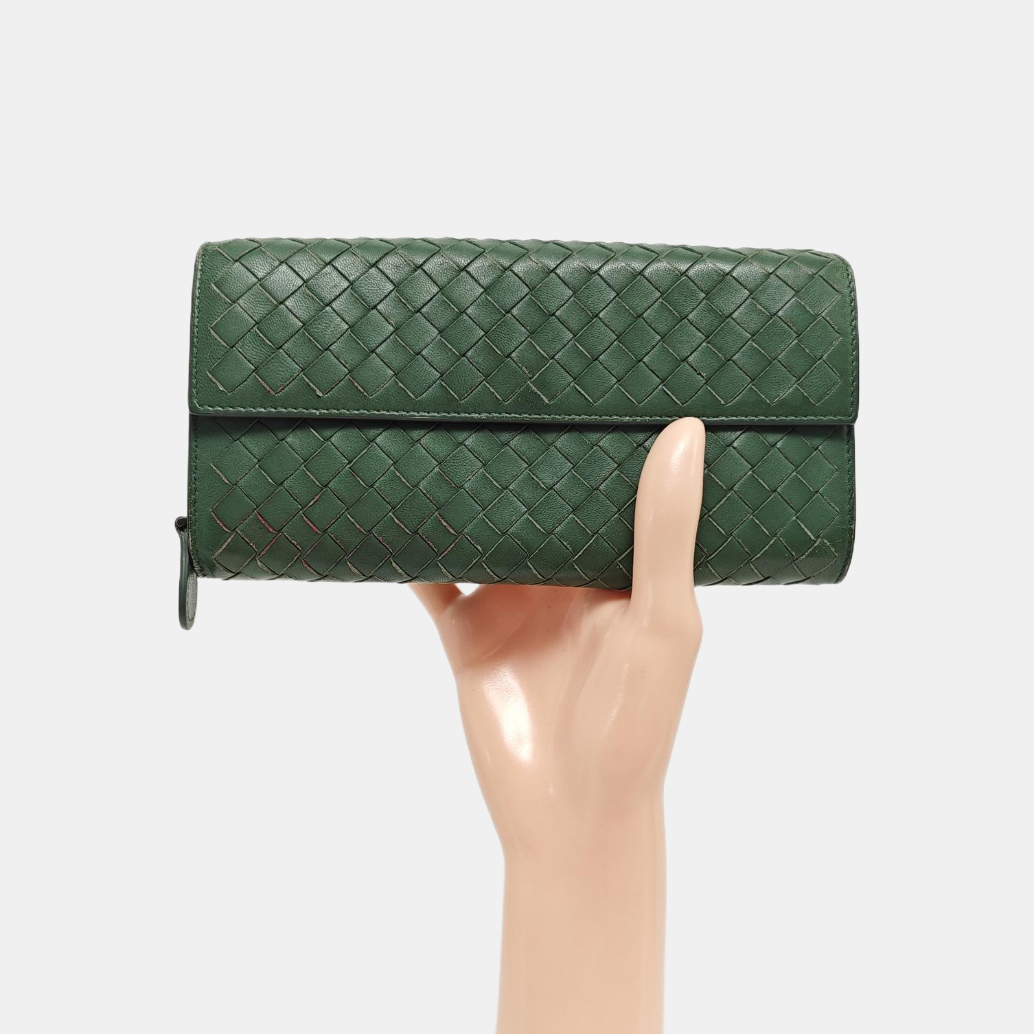 Calfskin Wallet Green
