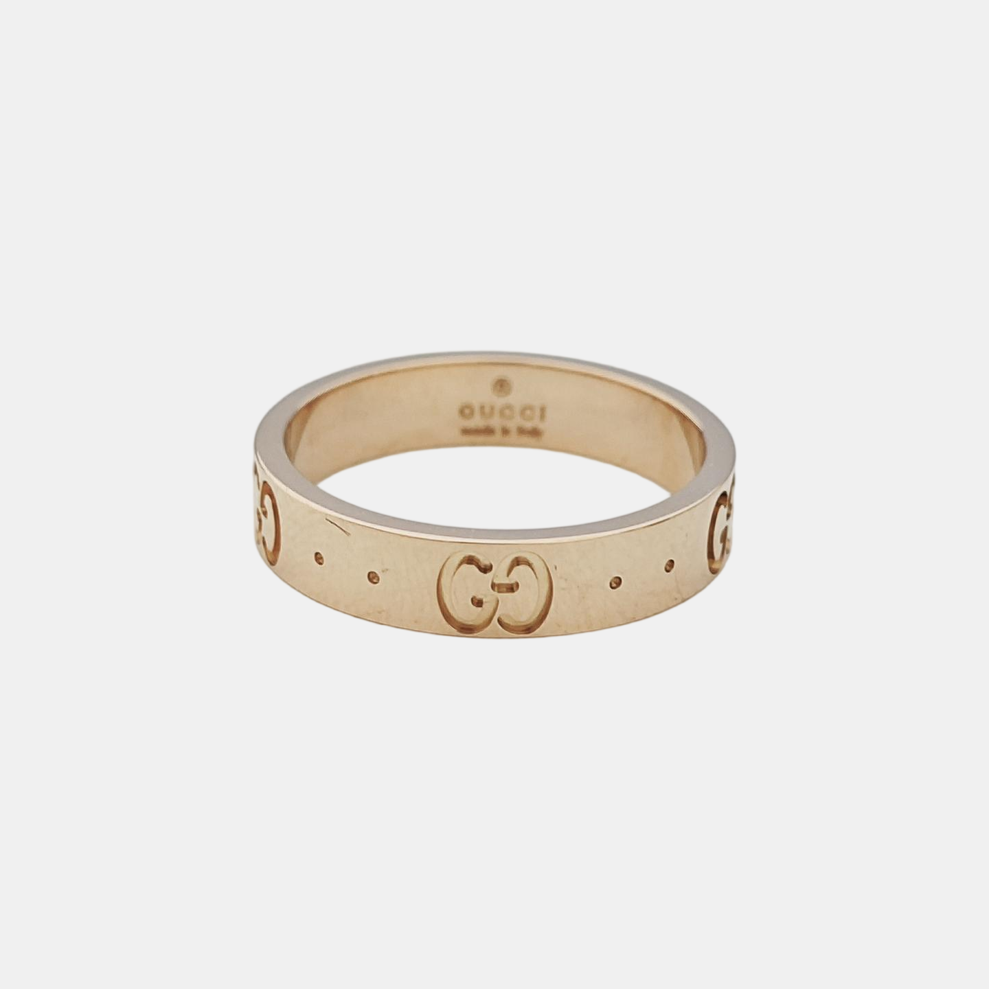 Anillo Icon en oro rosa de 18k HK 10