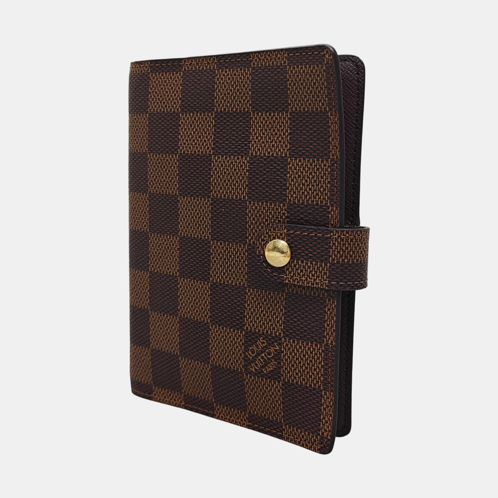 Coated Canvas Notebook Cover Brown