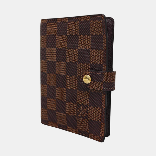 Coated Canvas Notebook Cover Brown