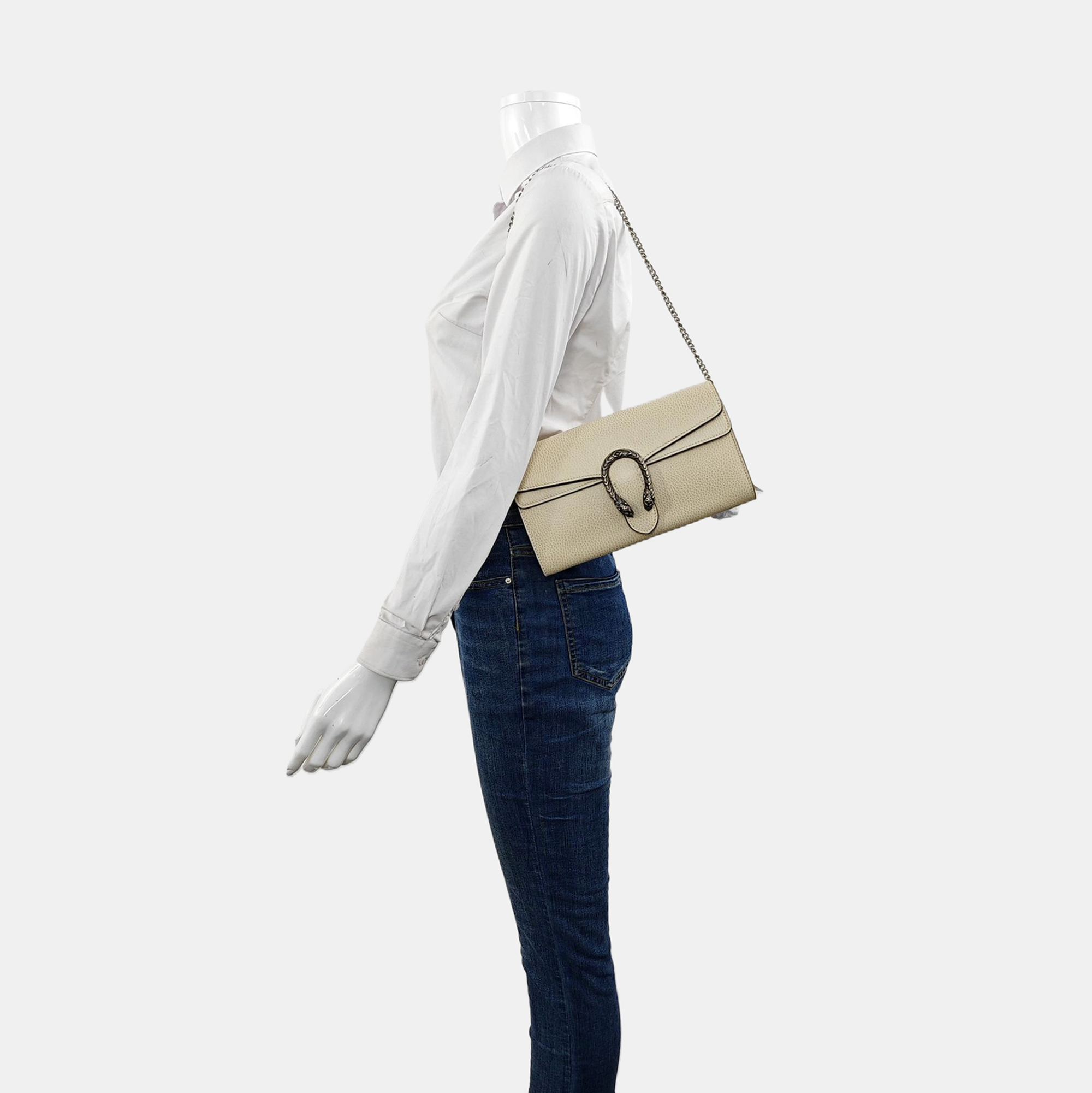 Authenticated pre-owned  Dionysus Calfskin Beige - Shoulder Bag at Looply