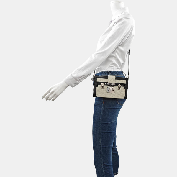 PETITE MALLE Crocodile Gray