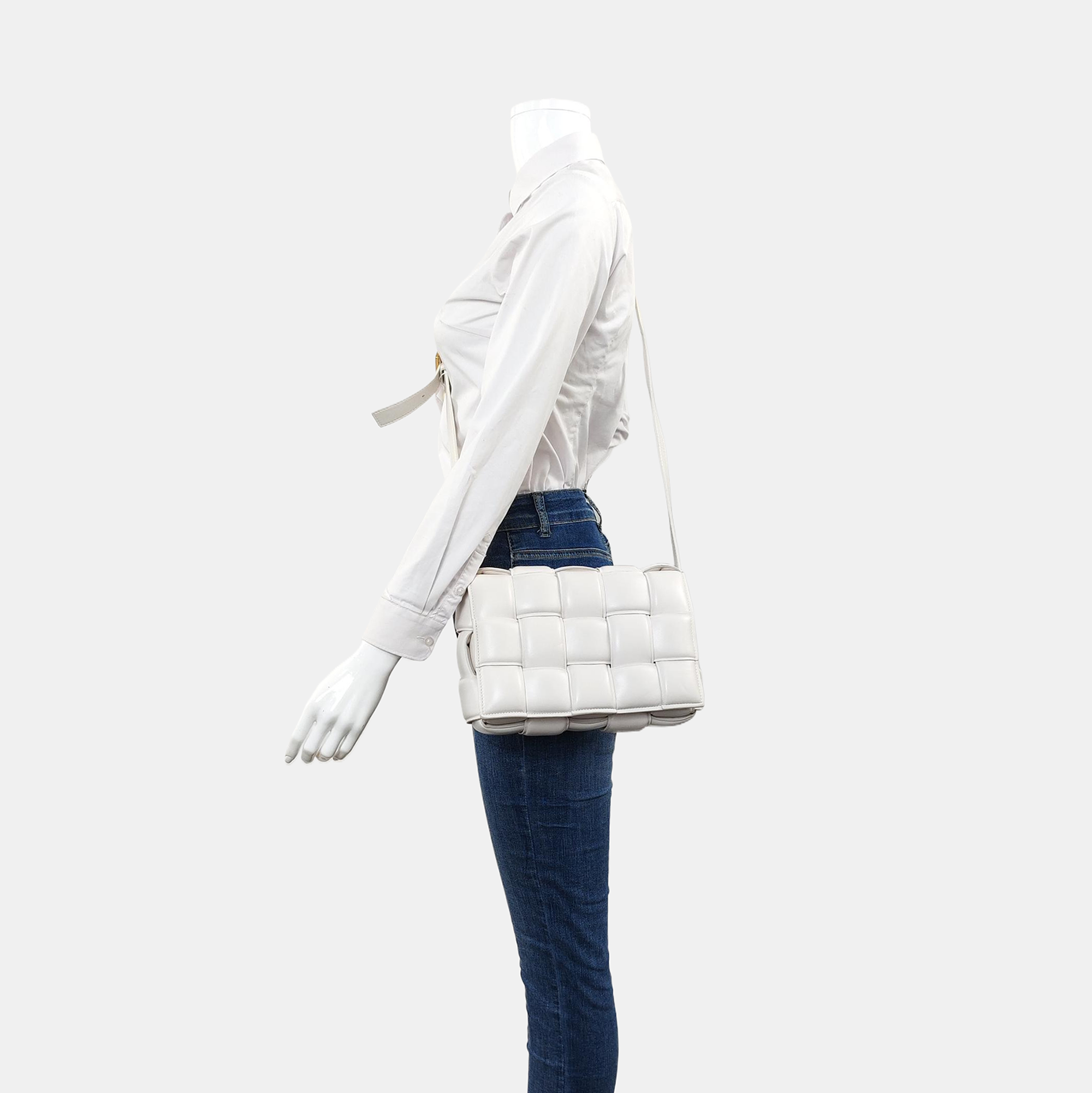 Cassette Medium Lambskin White