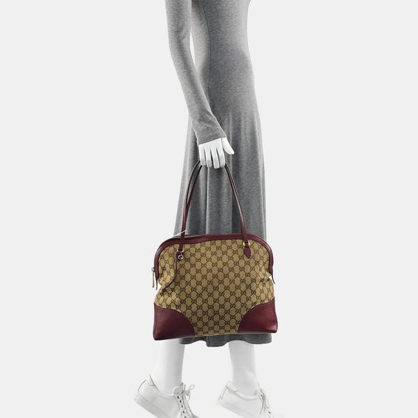 Bree Monogram Canvas Beige