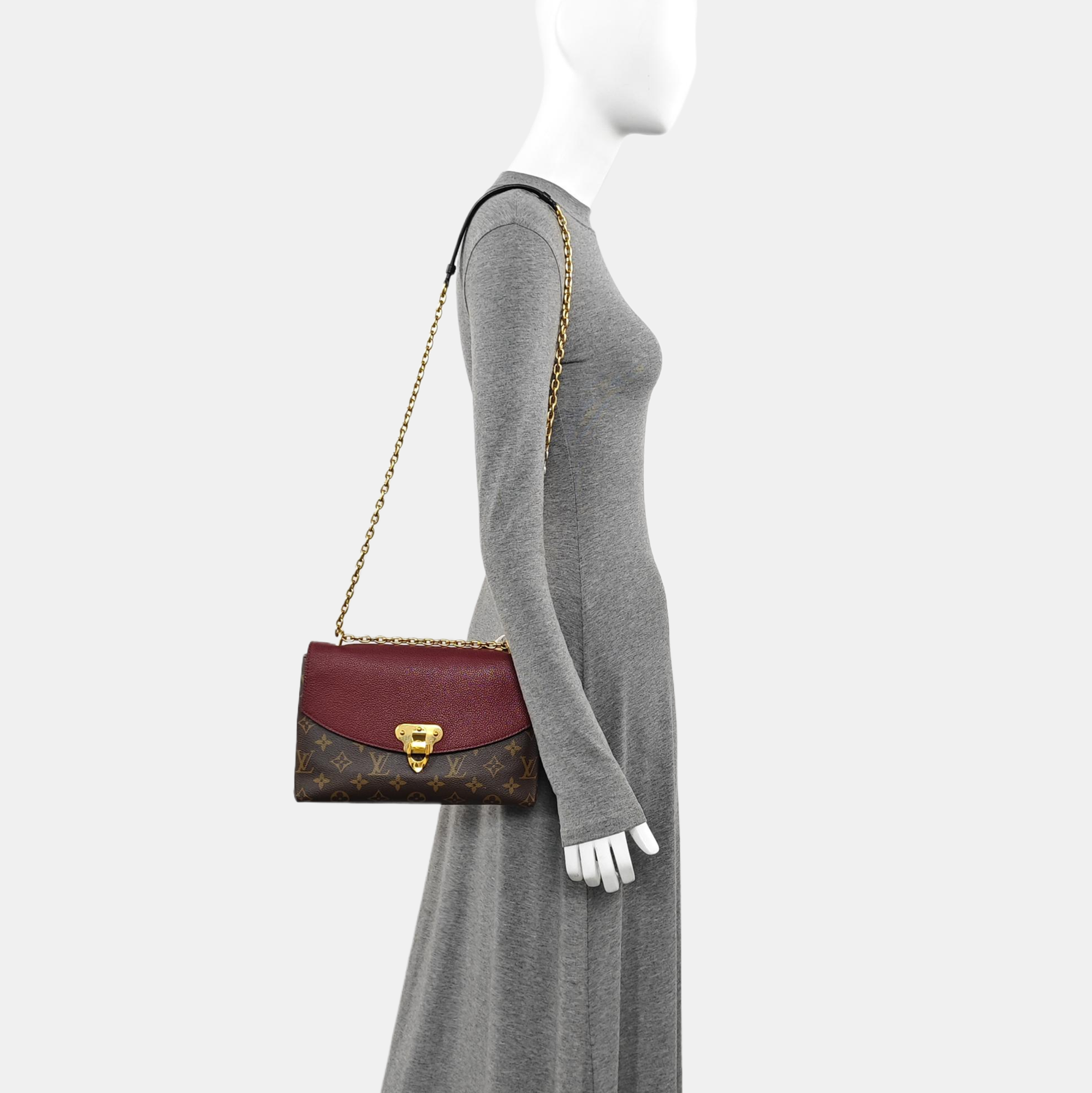SAINT PLACIDE Monogram Coated Canvas Brown