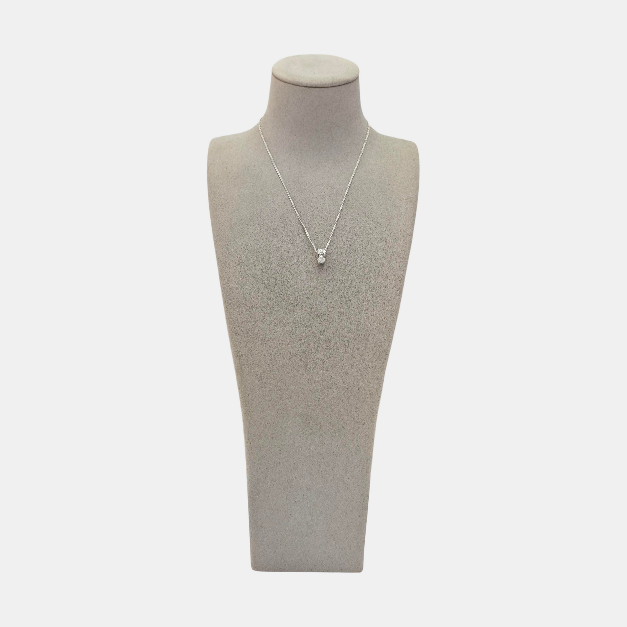 EMPREINTE 18k White Gold Silver Necklace