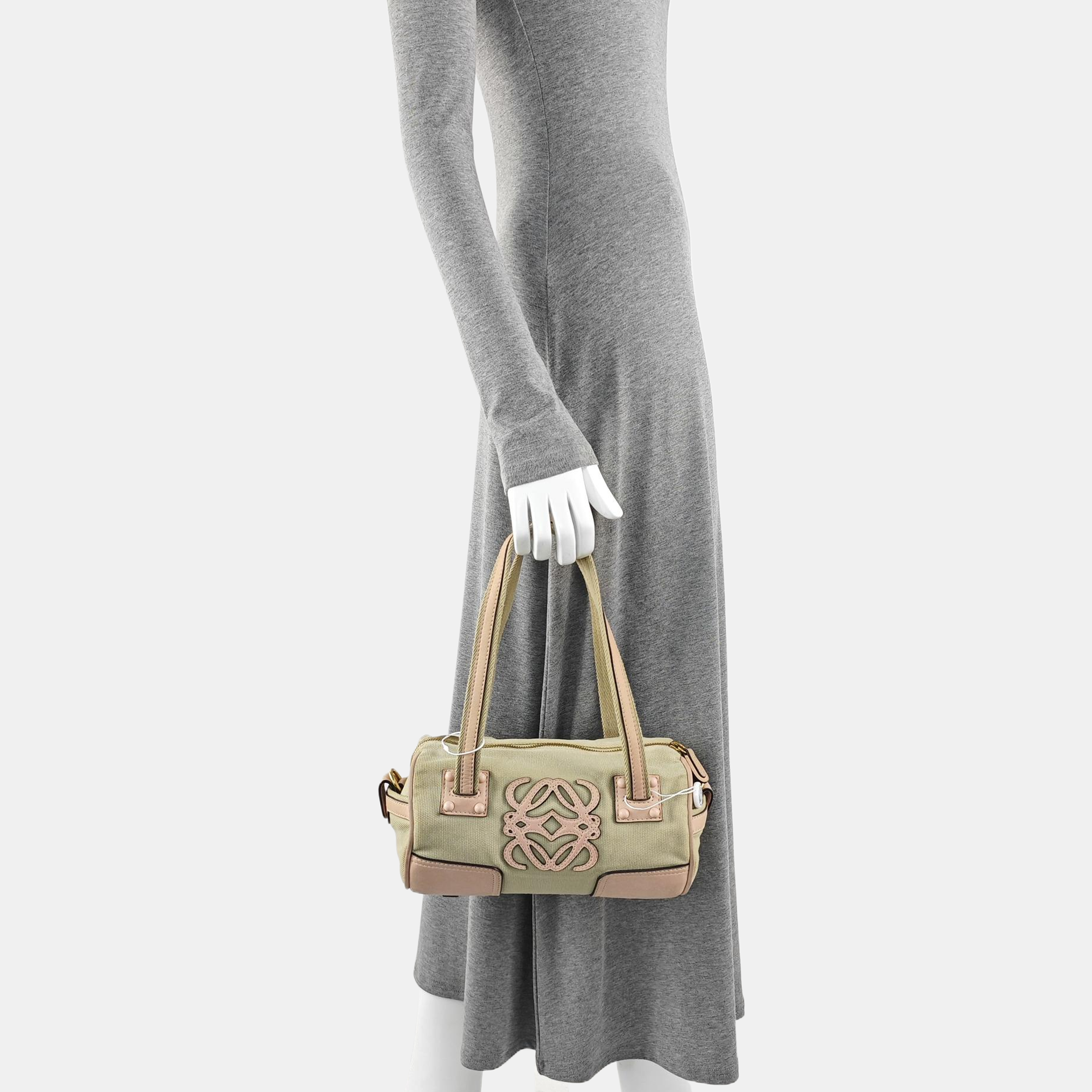 Canvas Shoulder Bag Beige