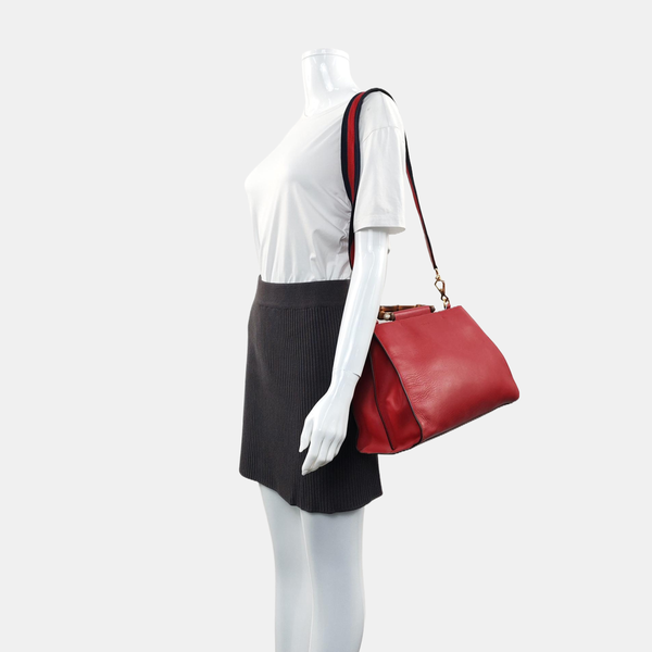 Nymphaea Medium Calfskin Red