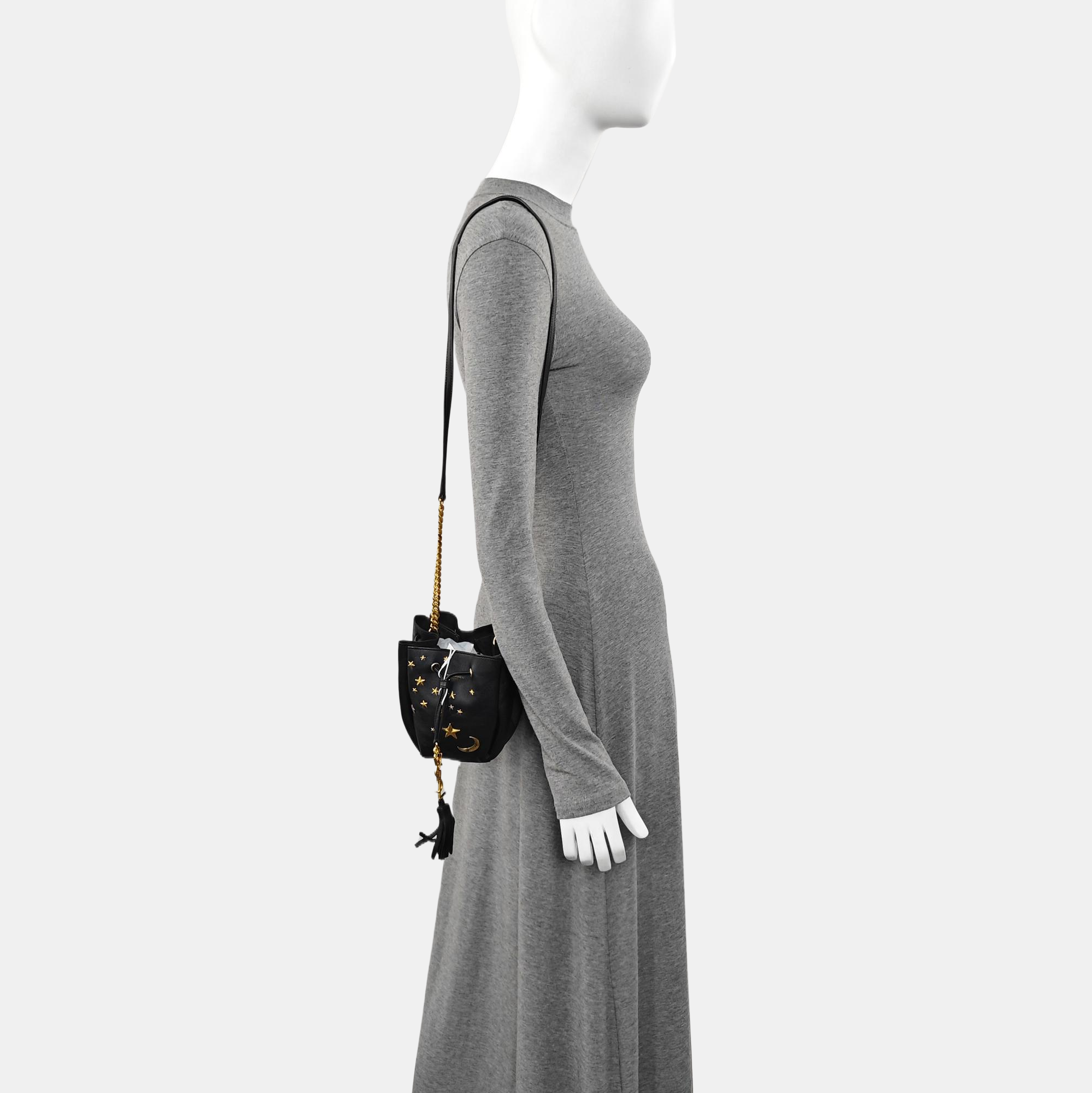 Calfskin Bucket Bag Black