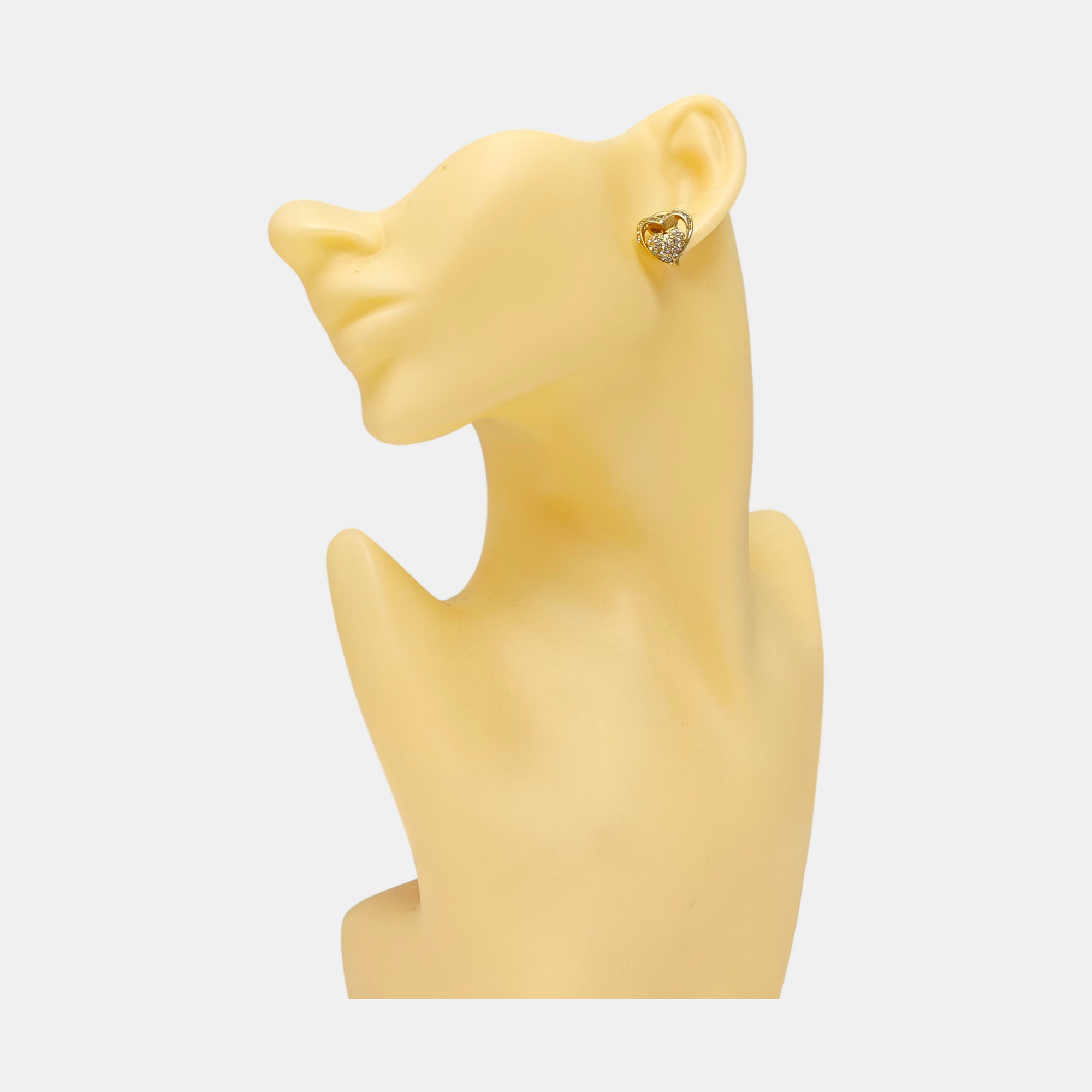 Metal Gold Clip On Earrings