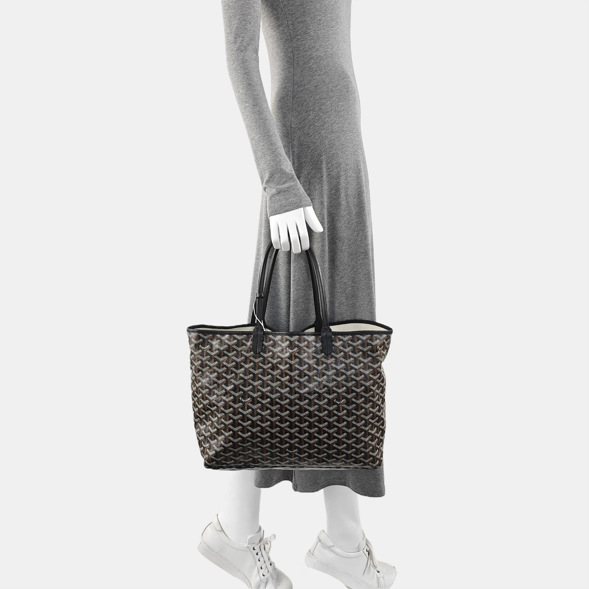 Saint Louis PM Coated Canvas Brown