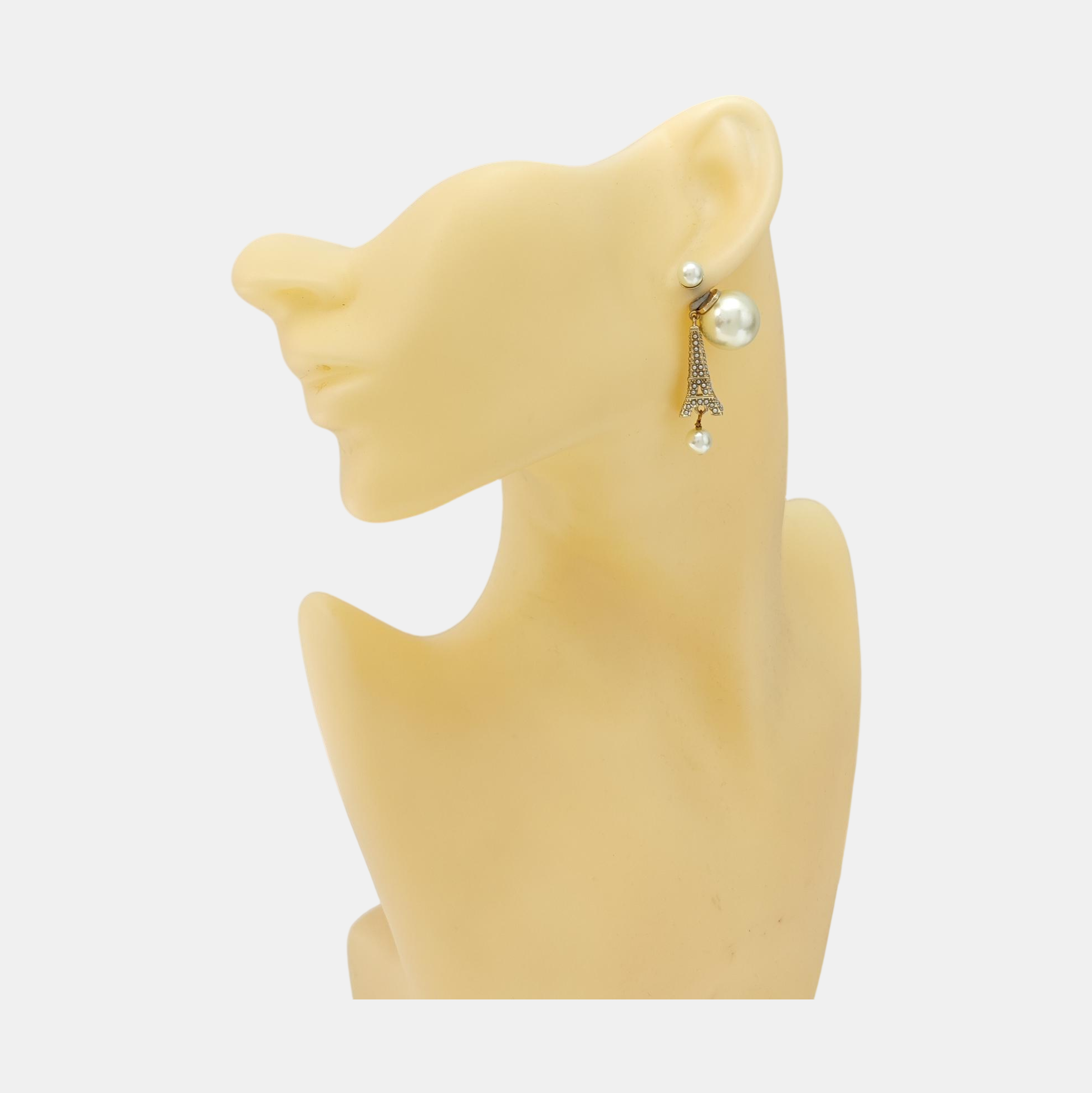 Metal Gold Stud Earrings