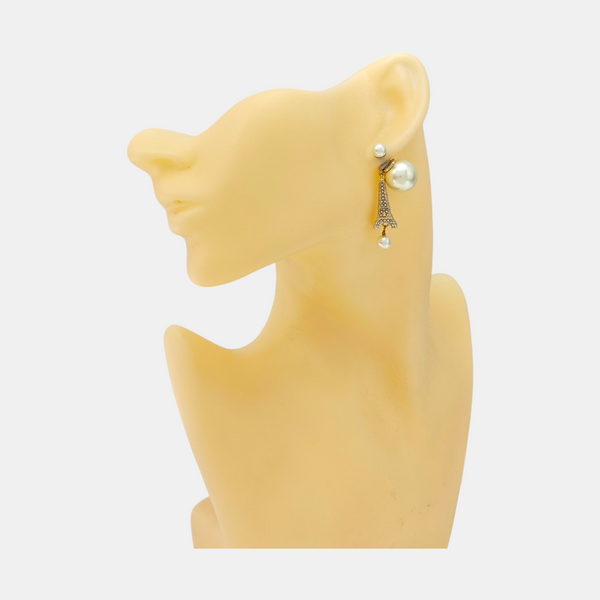 Metal Gold Stud Earrings