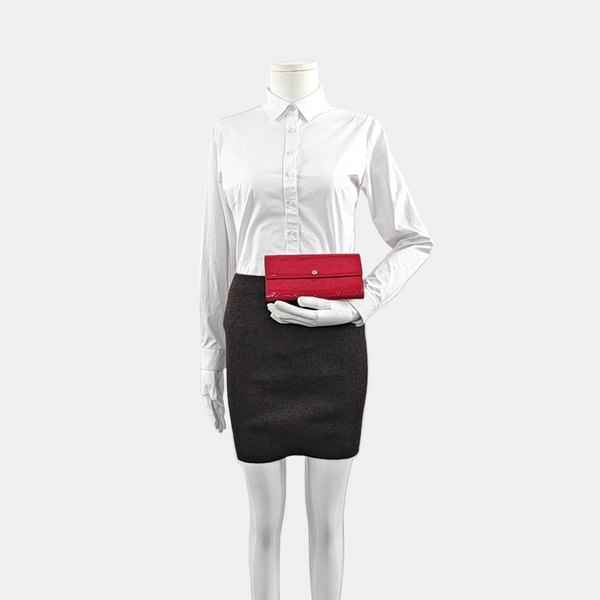 PORTE MONNAIE Patent Leather Red Wallet