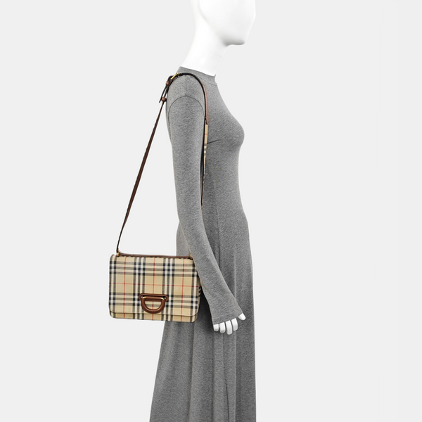 Canvas Shoulder Bag Beige