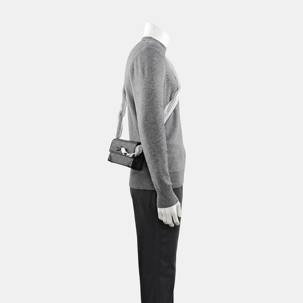 STEAMER Mini Monogram Coated Canvas Black