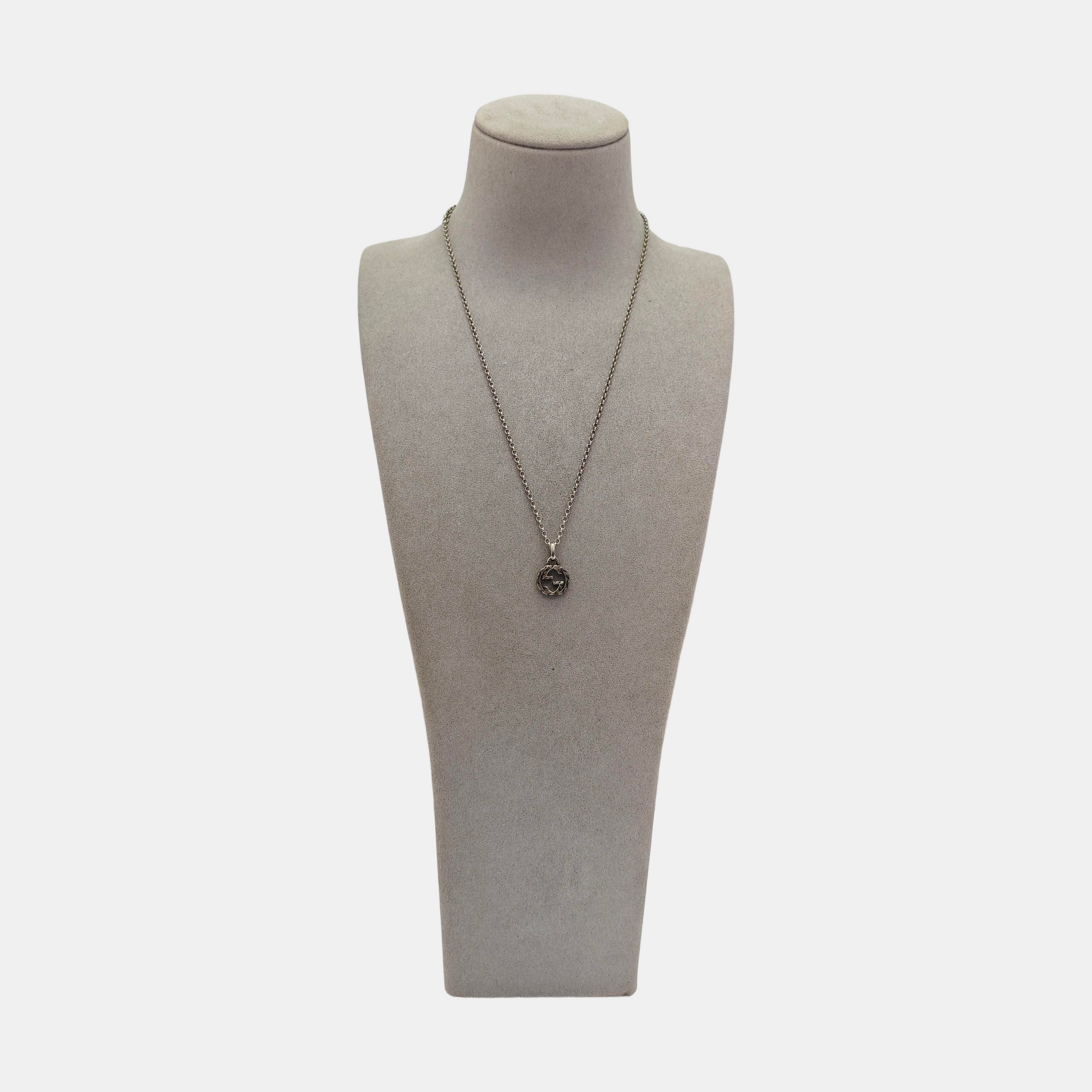 Interlocking G 925 Sterling Silver Necklace