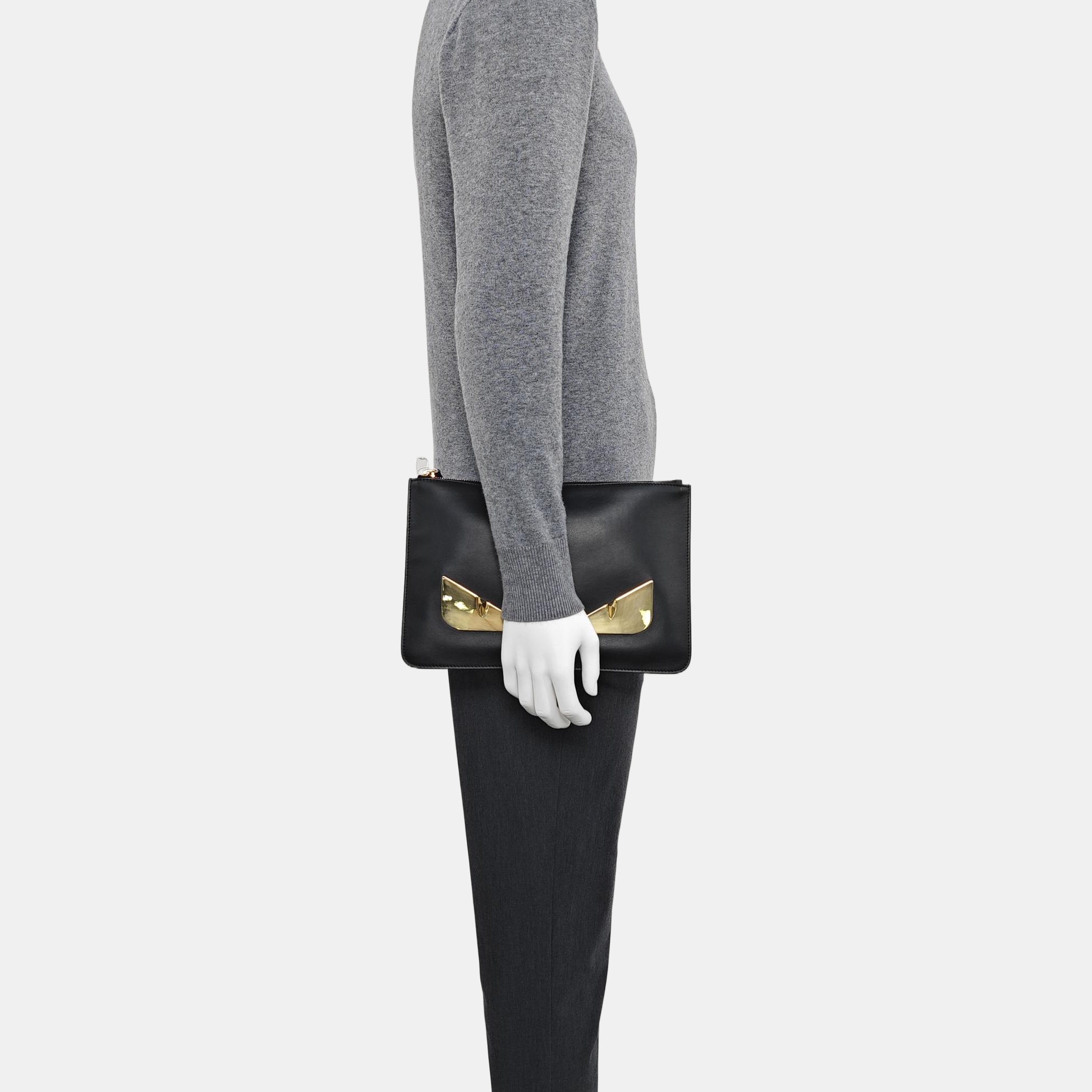 Calfskin Clutch Black