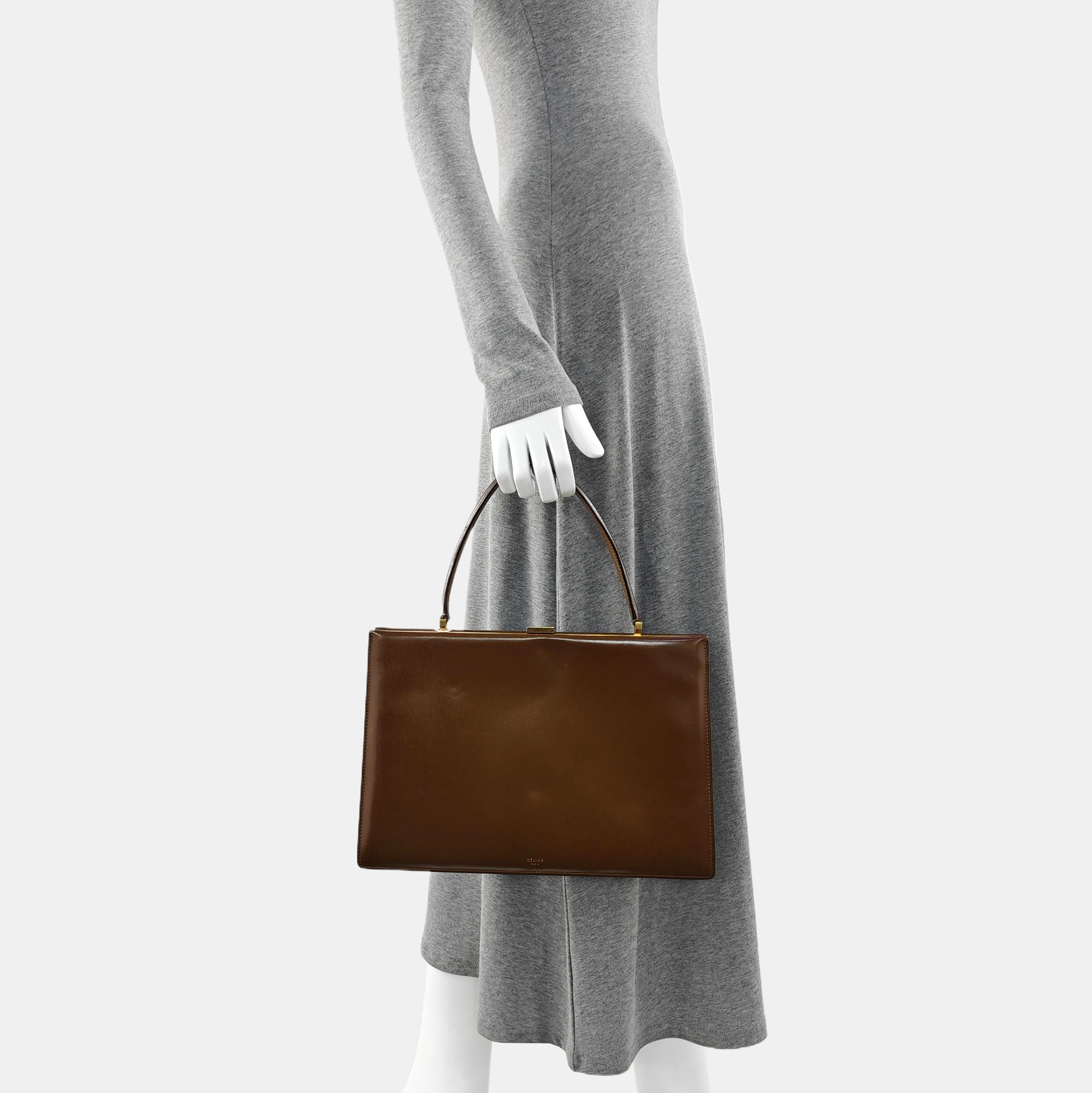 CLASP Medium Calfskin Brown