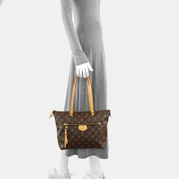 IENA PM Monogram Coated Canvas Brown