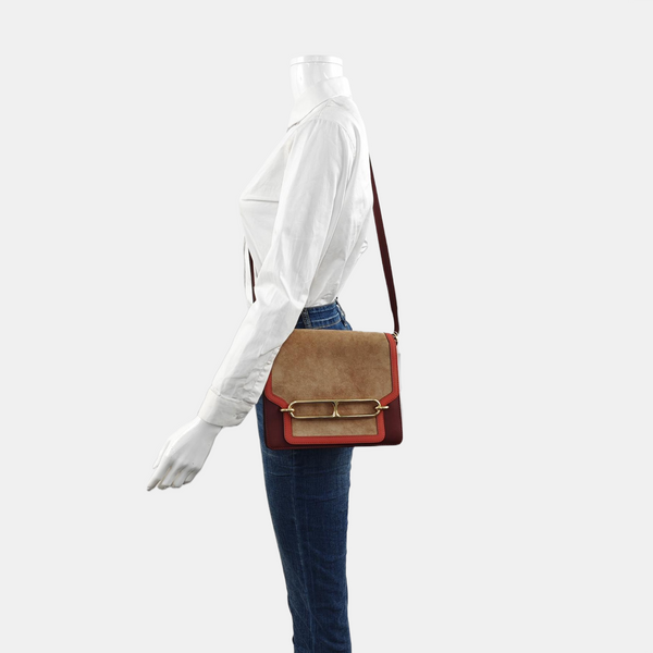 Roulis Small Suede Brown