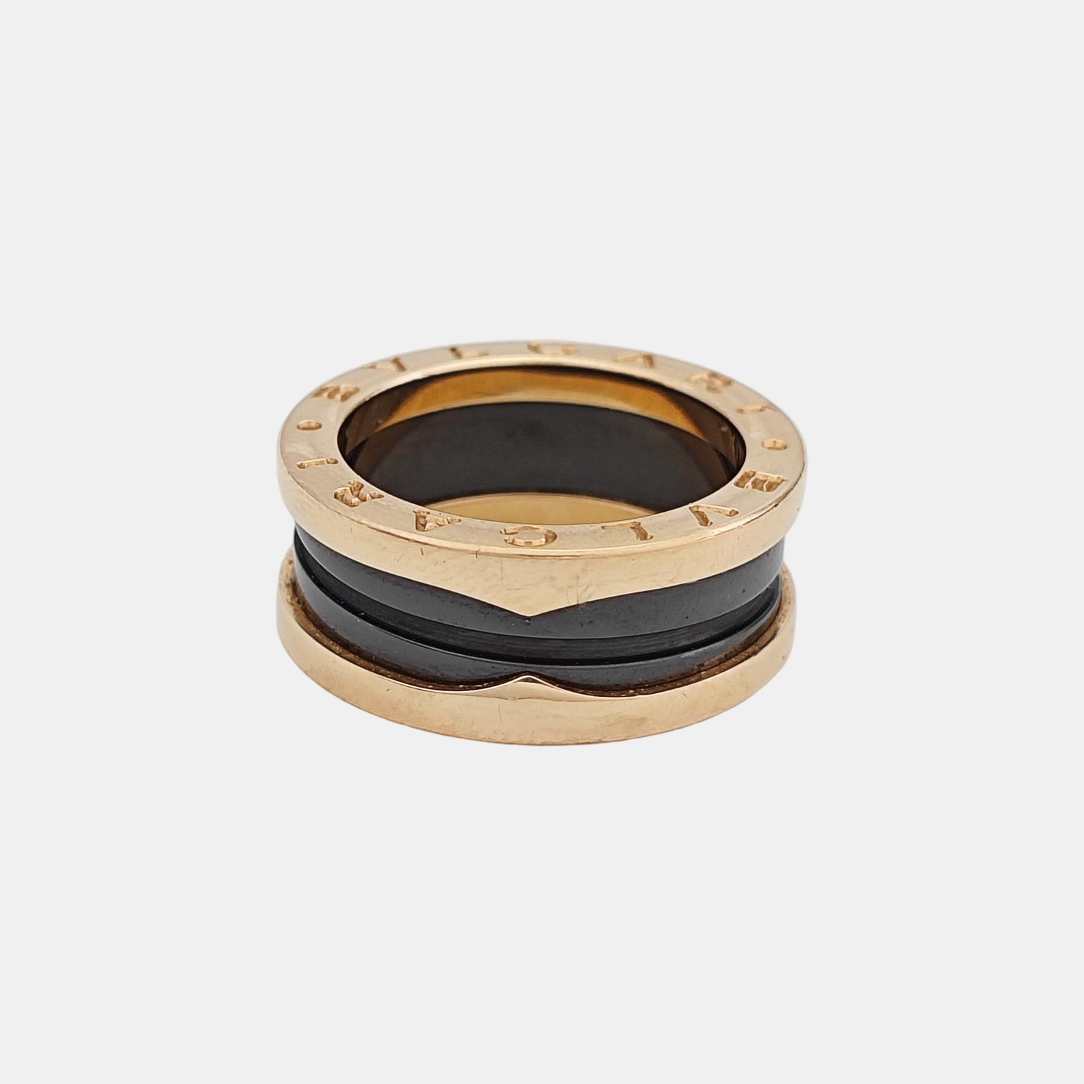 B.ZERO1 18k Rose Gold Ring EU 50