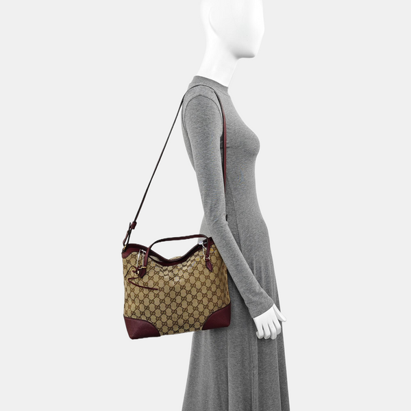 Bree Monogram Canvas Brown