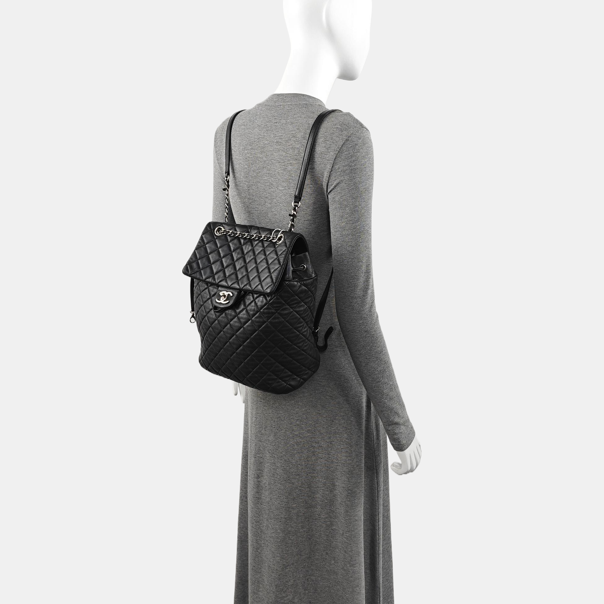 URBAN SPIRIT Quilted Lambskin Black