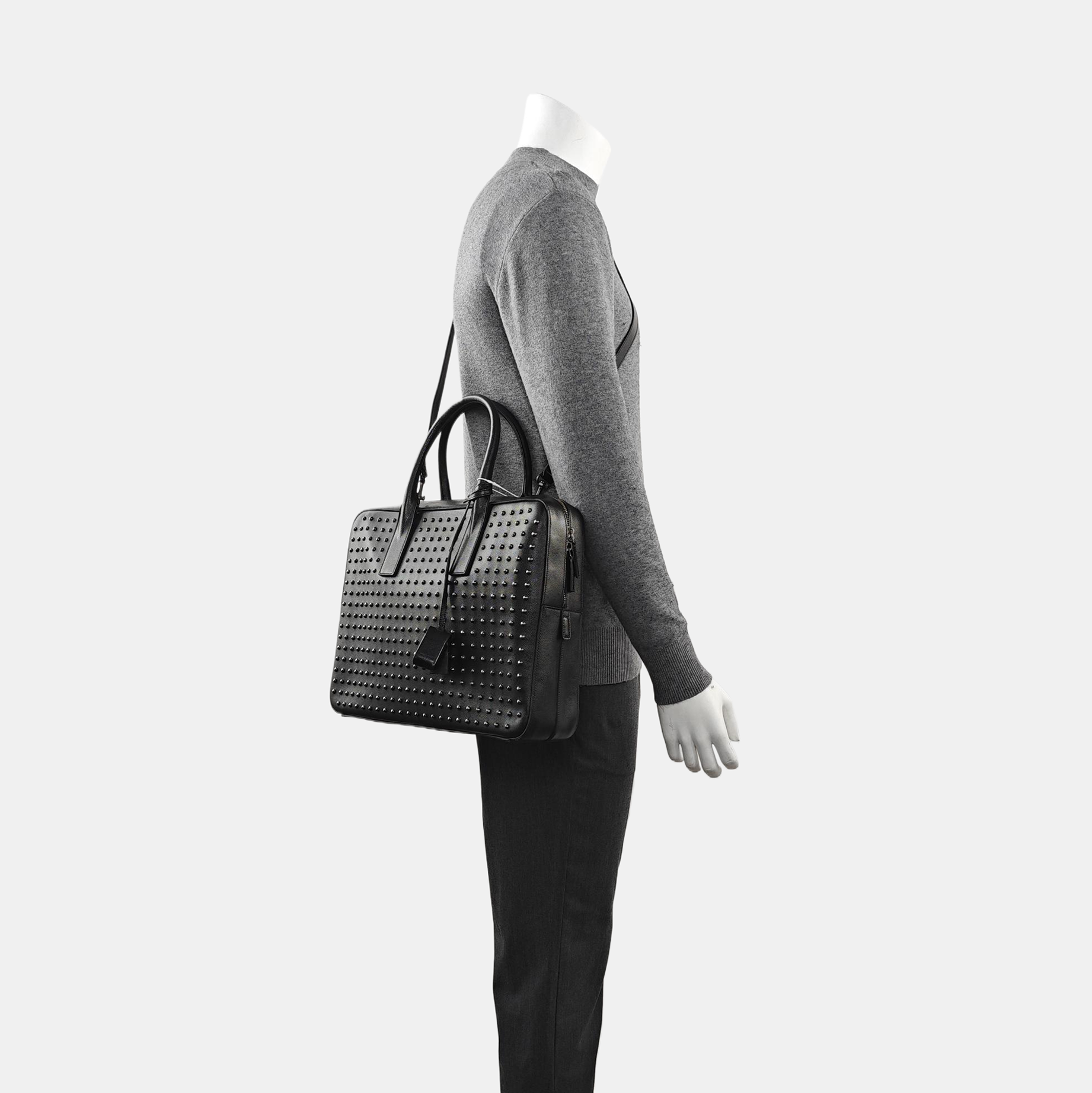 SAC DE JOUR Piel de becerro negra