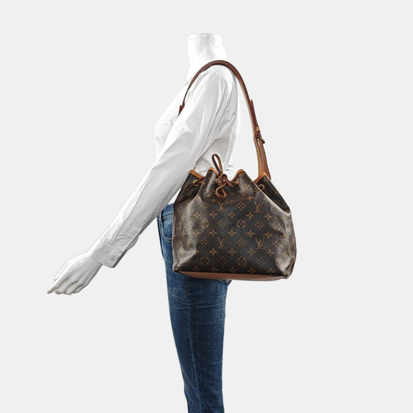 NÉONOÉ PM Monogram Coated Canvas Brown