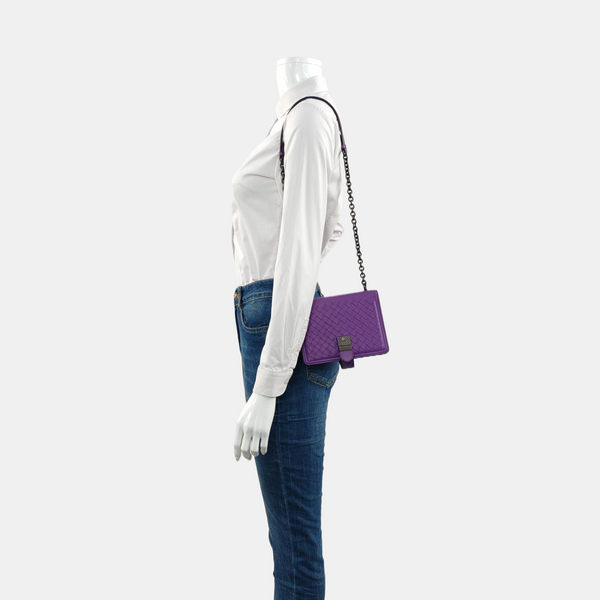 Calfskin Small Purple