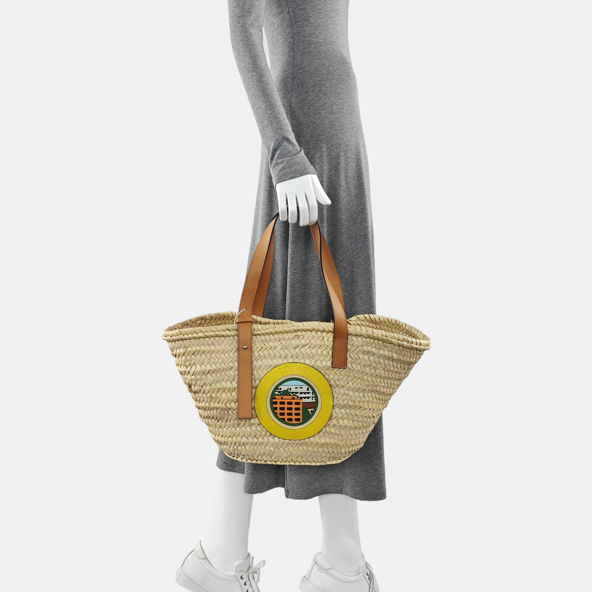 Basket Straw Beige