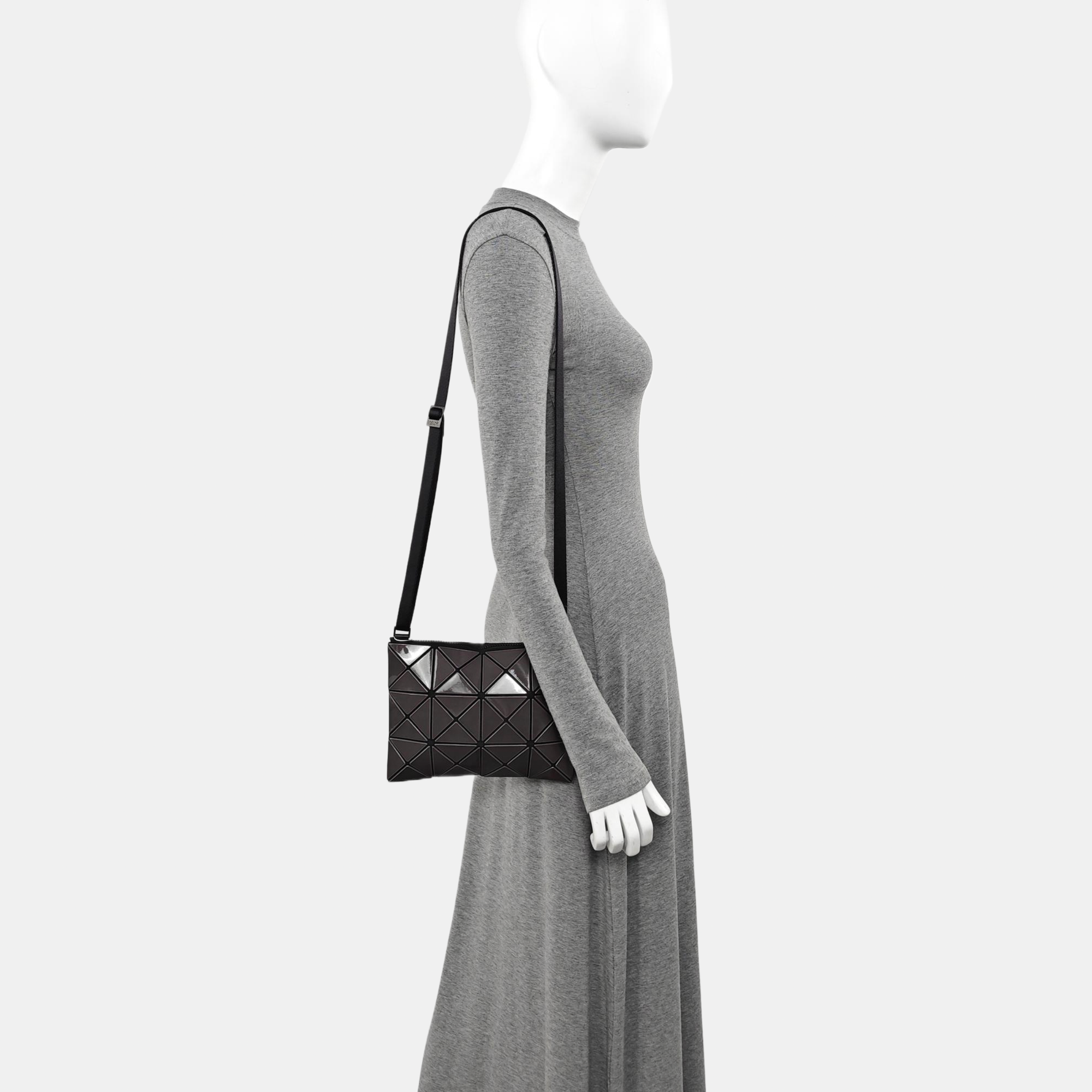 Special Material Shoulder Bag Gray