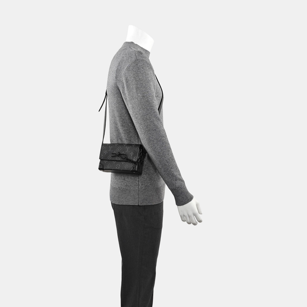 STEAMER Mini Monogram Coated Canvas Black