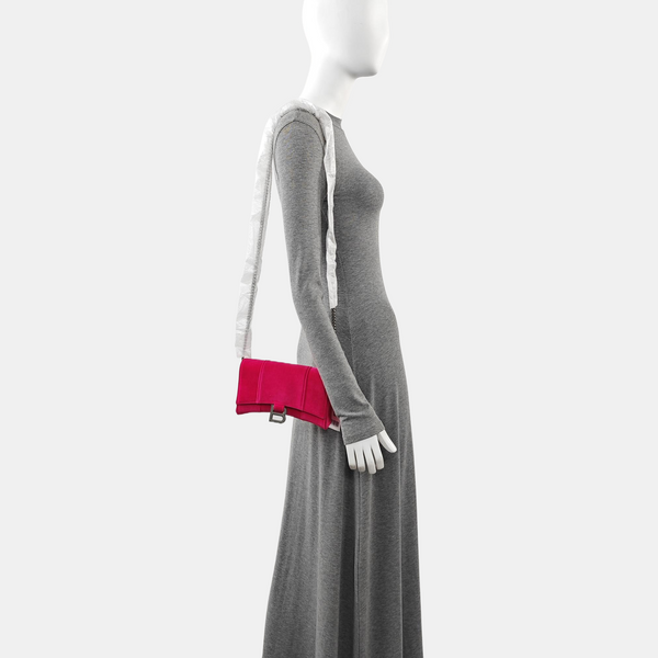 Fabric Shoulder Bag Red
