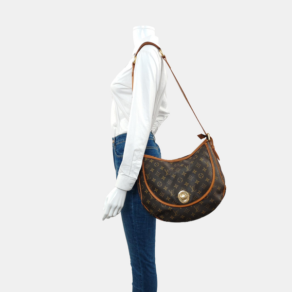 TULUM GM Monogram Coated Canvas Brown