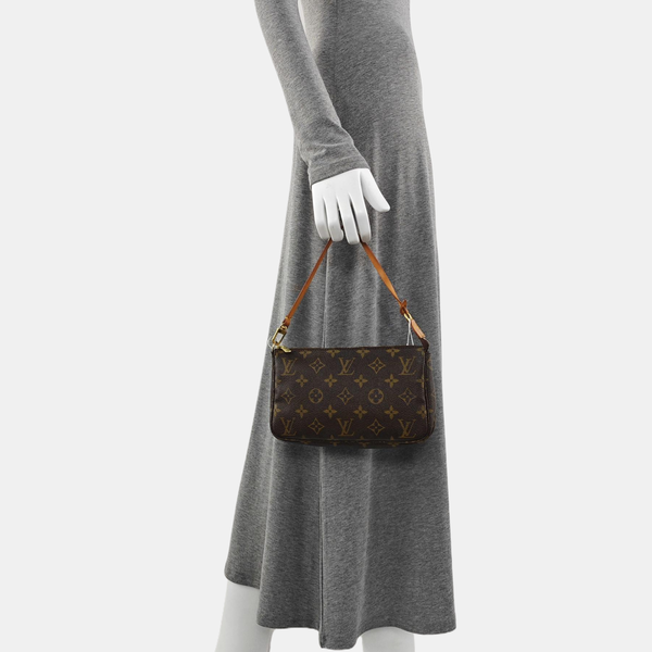 ACCESSOIRES Monogram Coated Canvas Brown