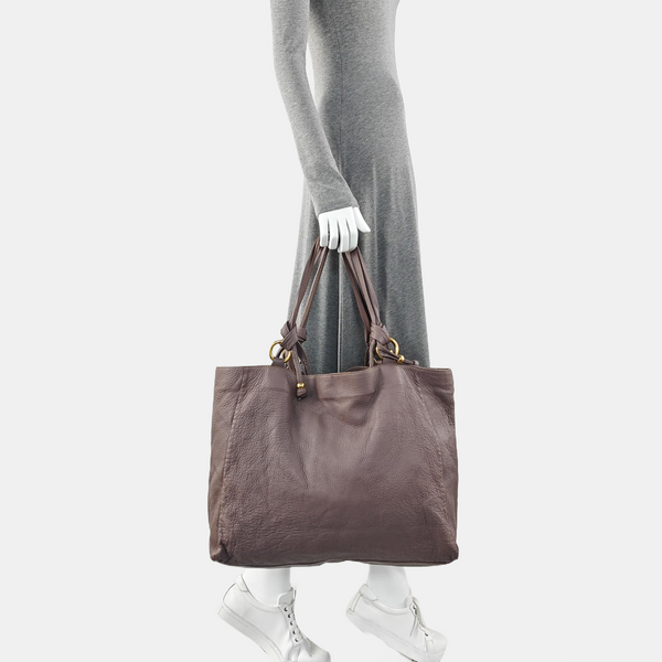 Bamboo 1947 Medium Calfskin Purple