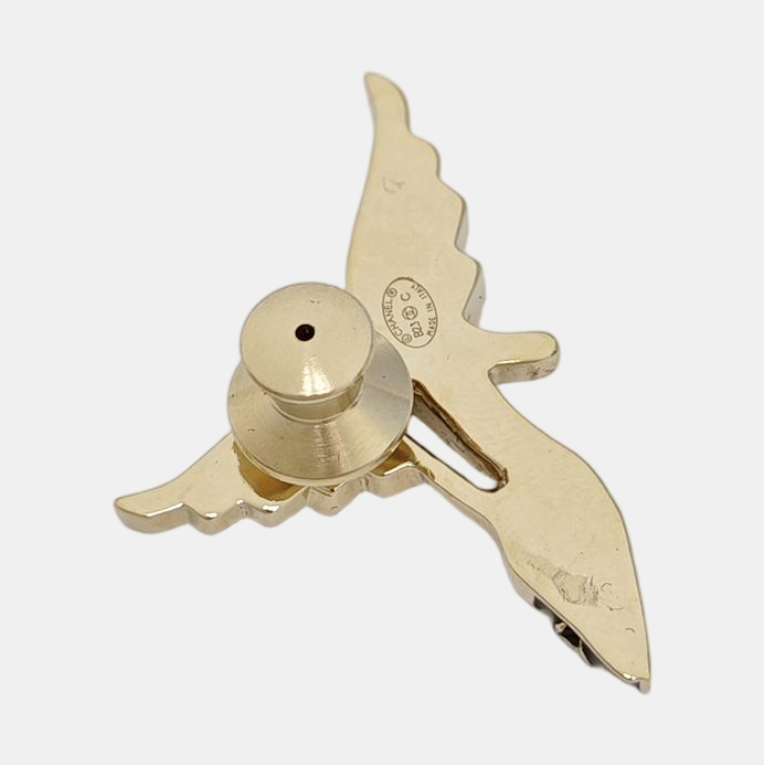 Metal Gold Brooch