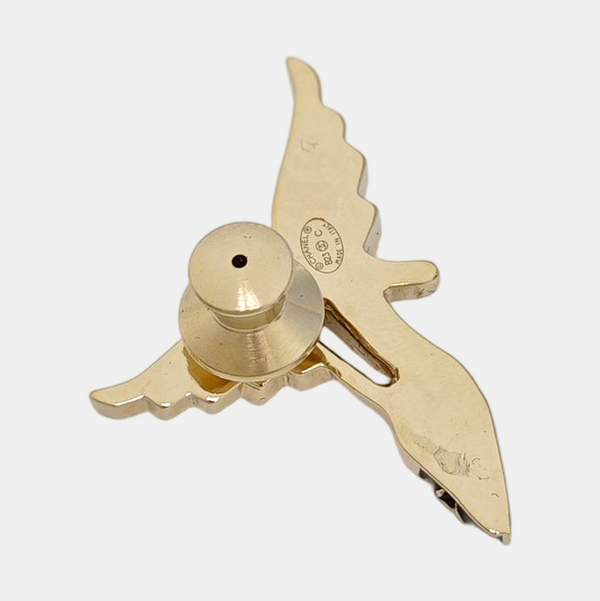 Metal Gold Brooch