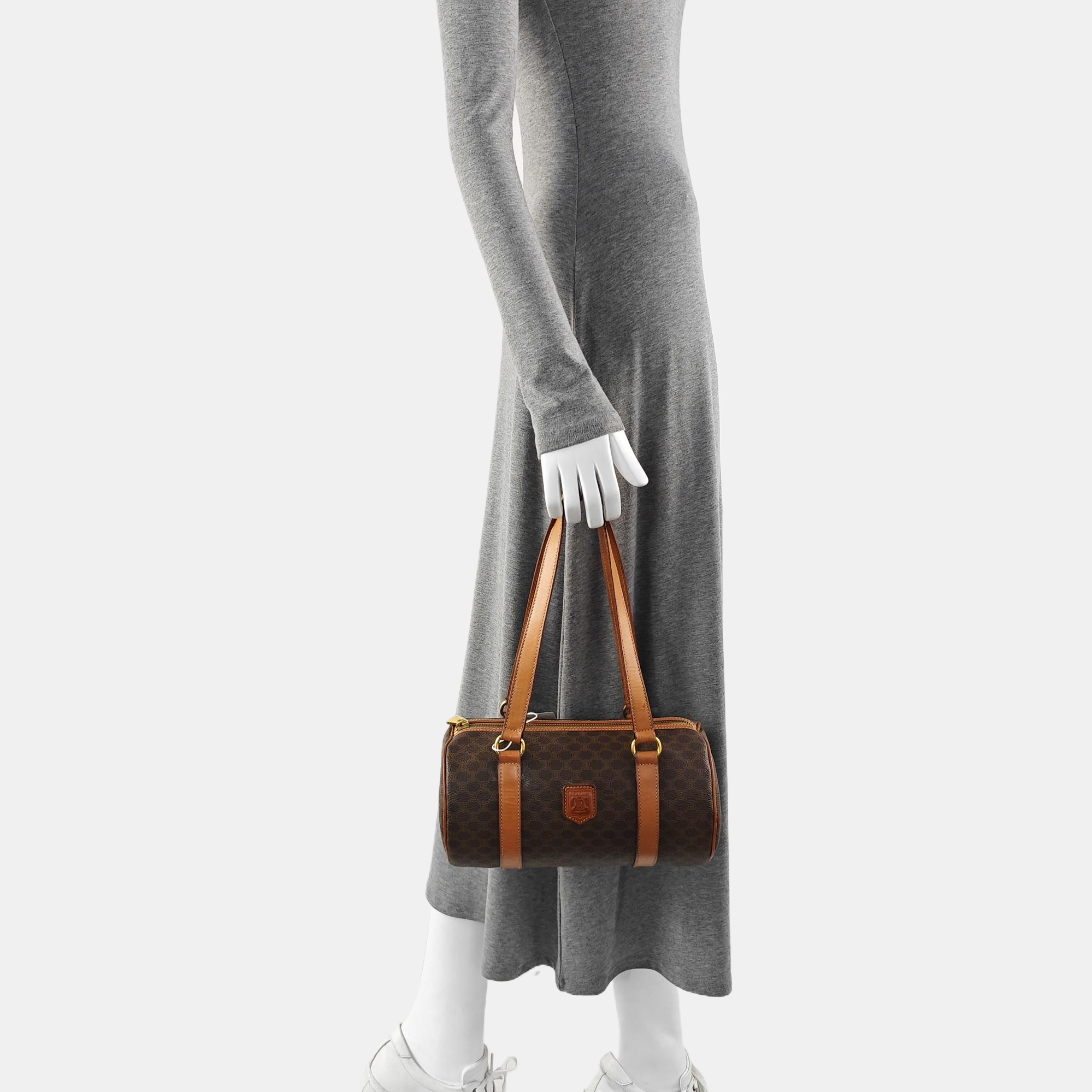 MACADAM BOSTON Coated Canvas Brown