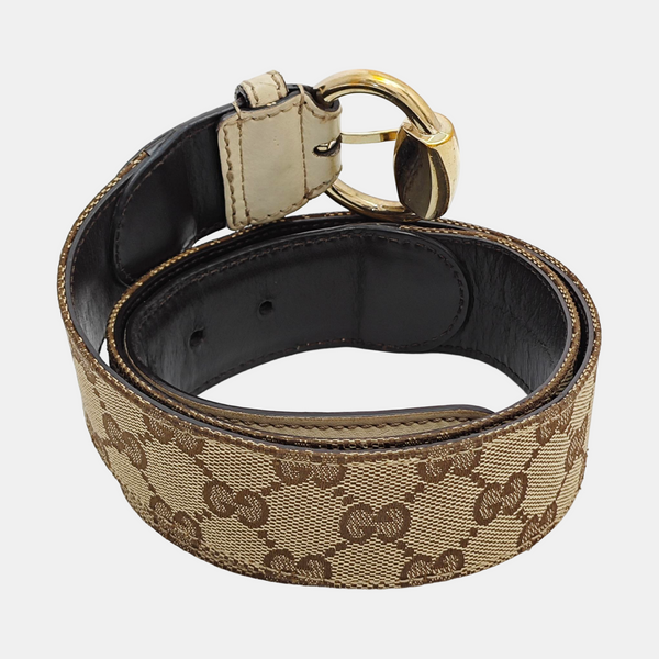 Fabric Belt Beige