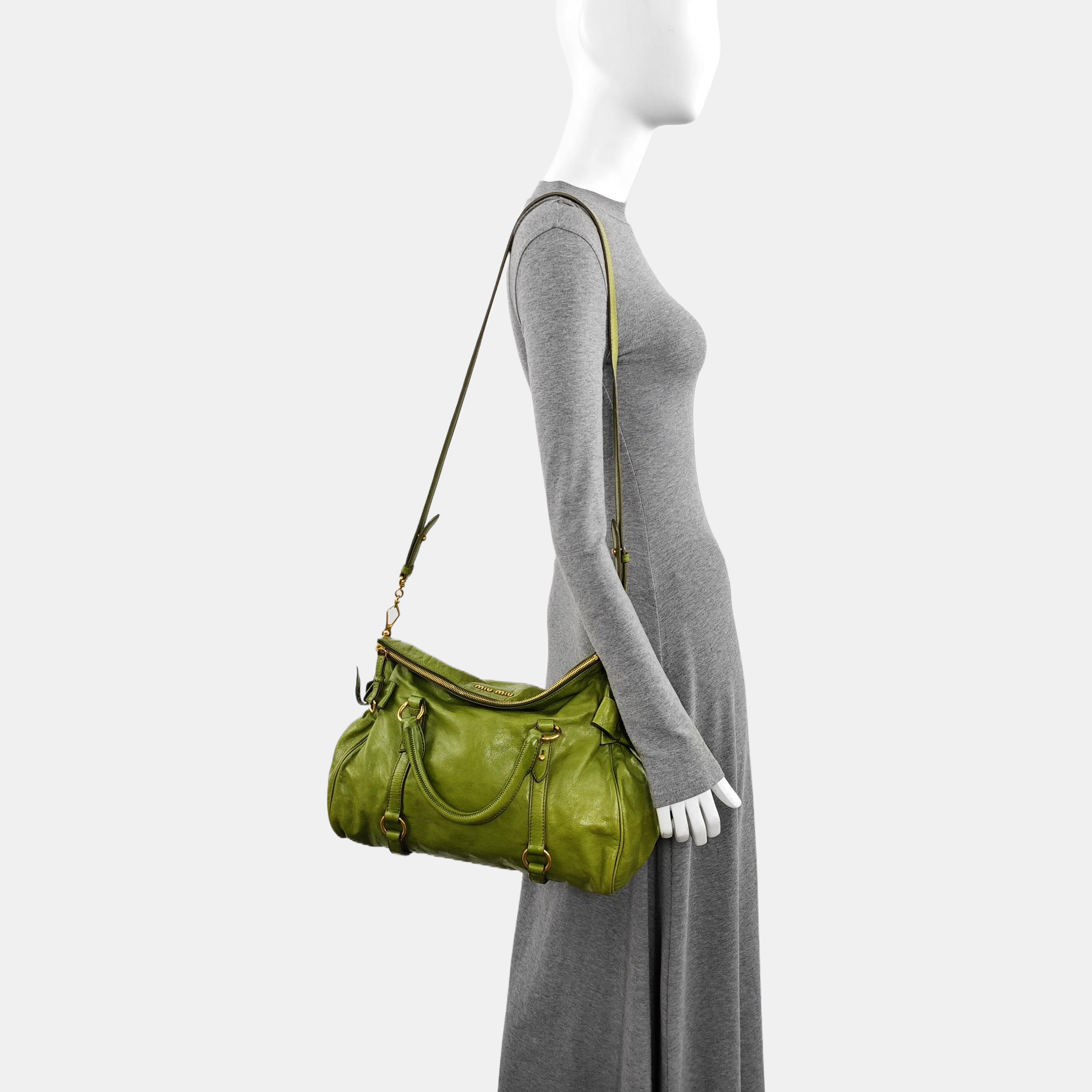 Vitello Calfskin Green