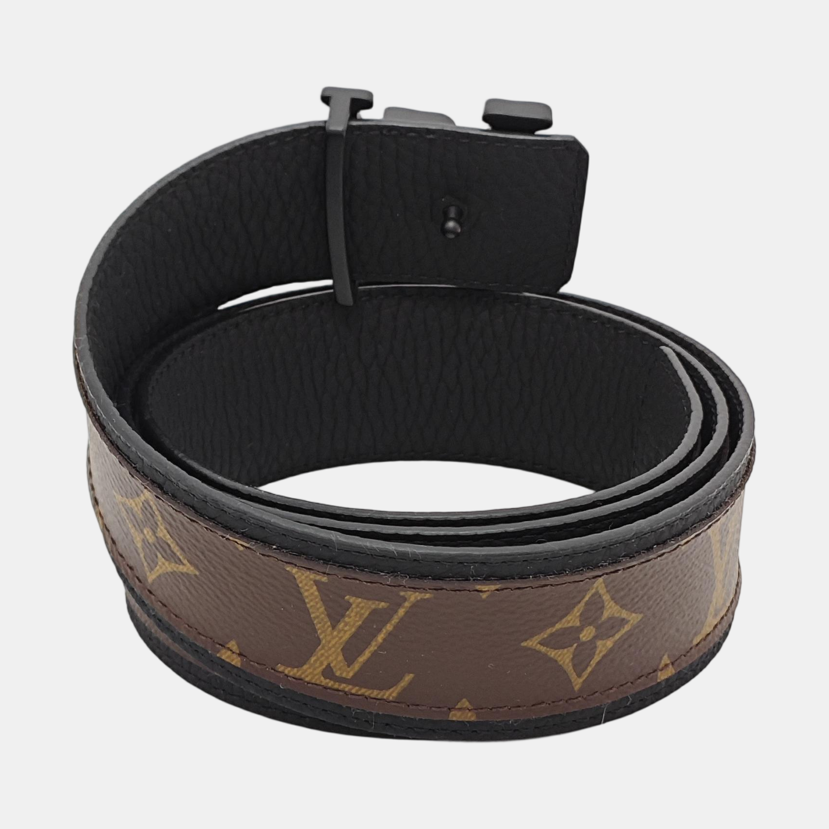Coated Canvas Belt Brown