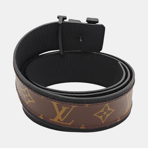 Coated Canvas Belt Brown