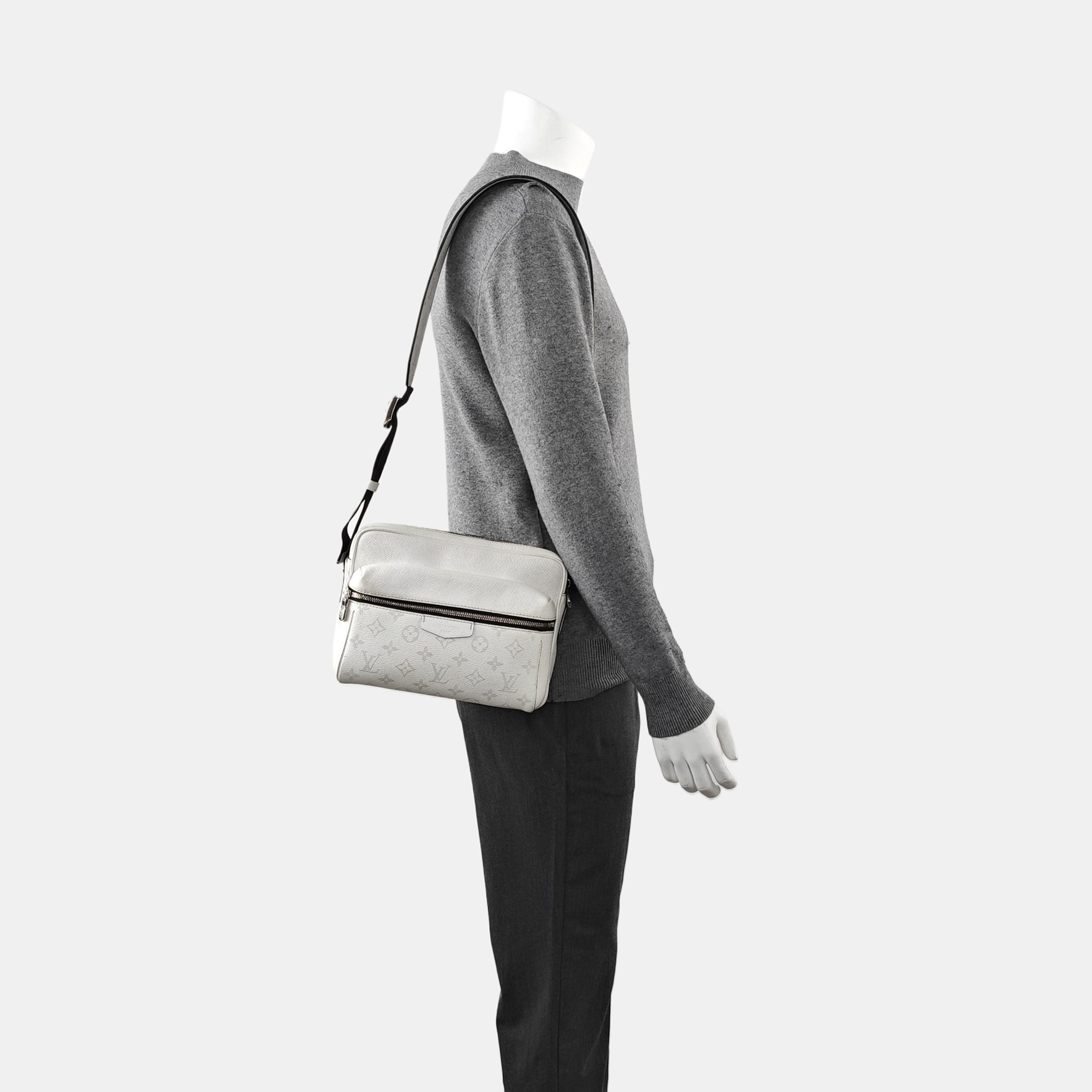 OUTDOOR PM Monogram Coated Canvas White